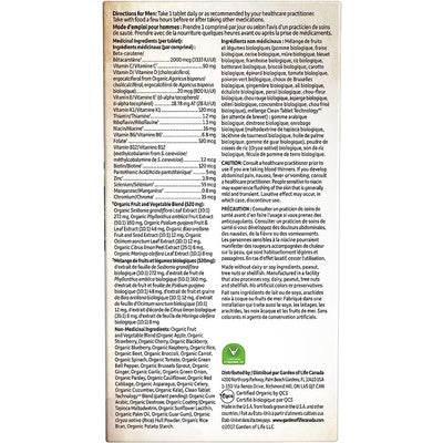 Garden of Life My Kind Organics Men's Once Daily Multivitamin (60 Tablets)