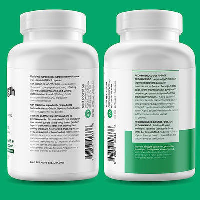 Vitasave Omega-3 Triple Strength (120 Softgels)