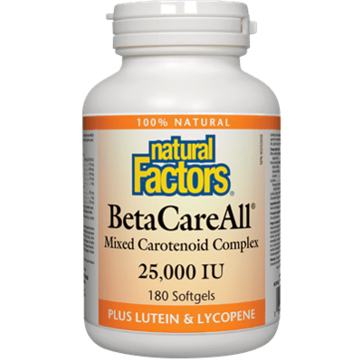 Natural Factors BetaCareAll 25000 IU (180 Softgels)