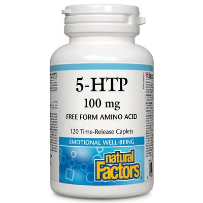 Natural Factors 5-HTP 100 mg (120 Caplets)