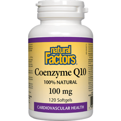 Natural Factors Coenzyme Q10 100 mg (120 Softgels)