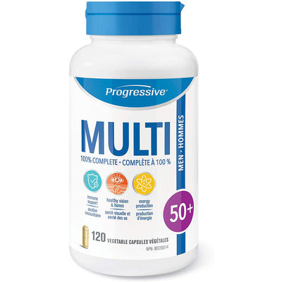 Progressive Multi 100% Complete Men 50+ (120 VCaps)