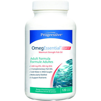 Progressive OmegEssential Forte Adult Formula (120 Softgels)