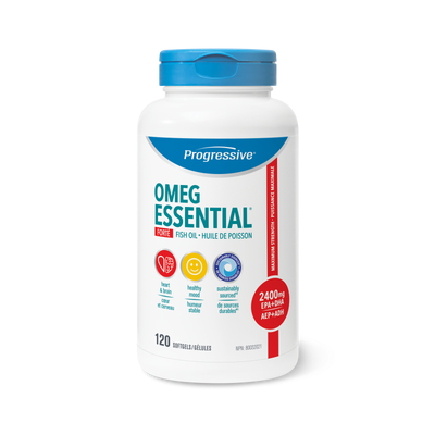 Progressive OmegEssential Forte Adult Formula (120 Softgels)