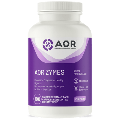 AOR Zymes 516 mg (100 Capsules)