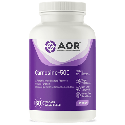 AOR Carnosine-500 500 mg (60 VCaps)