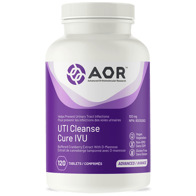 AOR UTI Cleanse Cure IVU 100 mg (120 Tablets)