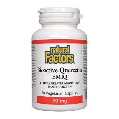 Natural Factors Bioactive Quercetin EMIQ 50 mg (60 VCaps)