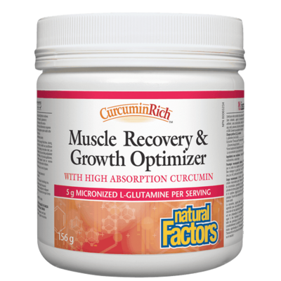Natural Factors CurcuminRich Muscle Recovery & Growth Optimizer (156 g)