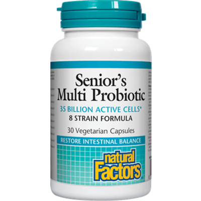 Natural Factors Senior's Multi Probiotic 35 Billion Active Cells (30 VCaps)