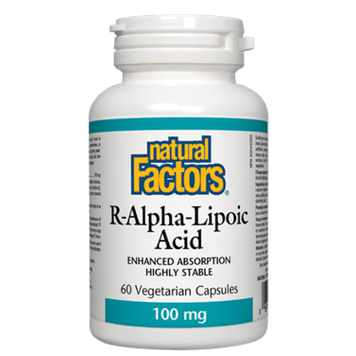 Natural Factors R-Alpha-Lipoic Acid 100 mg (60 VCaps)