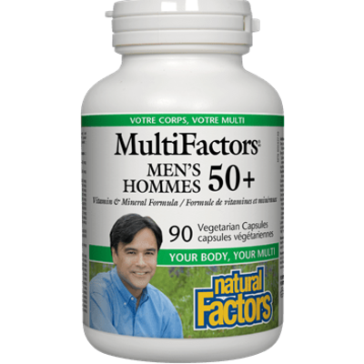 Natural Factors MultiFactors Men's 50+ (90 VCaps)