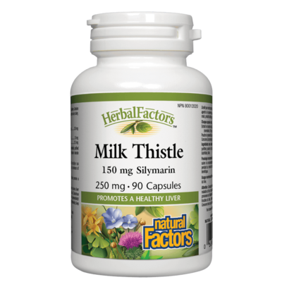 Natural Factors Milk Thistle Silymarin 250 mg (90 Capsules)