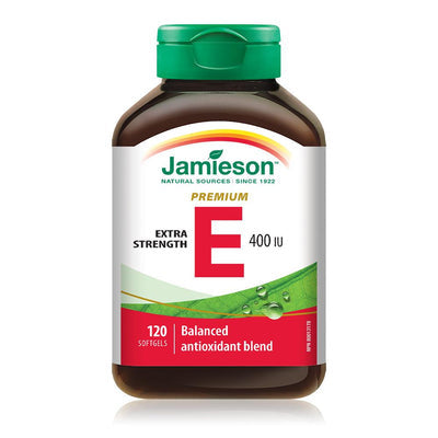 Jamieson Vitamin E 400 IU Extra Strength (120 Softgels)