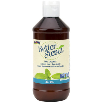 NOW Better Stevia Zero-Calorie Liquid Sweetener (237 mL)