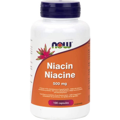 NOW Niacin 500 mg (100 Capsules)
