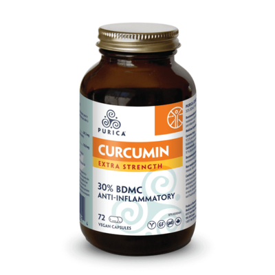 Purica Curcumin Extra Strength BONUS SIZE (72 VCaps)