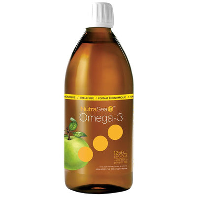 NutraSea+D Omega-3 + Vitamin D 1250 mg - Crisp Apple (500 mL)