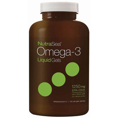 NutraSea Omega-3 Liquid Gels 1250 mg (100 Softgels)