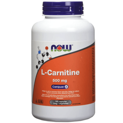 NOW L-Carnitine 500 mg (180 Capsules)