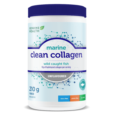 Genuine Health Marine Clean Collagen Powder - Unflavoured (210 g)
