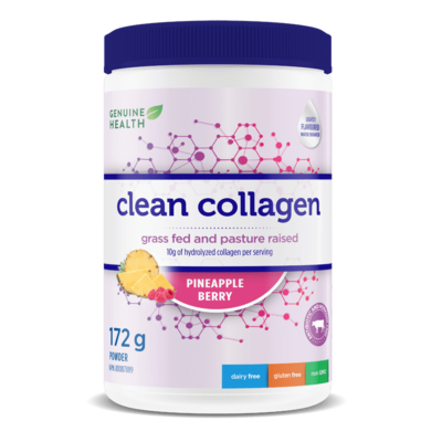 Genuine Health Clean Collagen - Pineapple Berry (301 g)