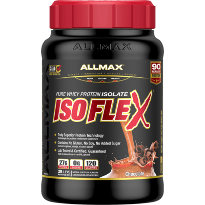 ALLMAX IsoFlex Pure Whey Protein Isolate - Chocolate (2 lbs)