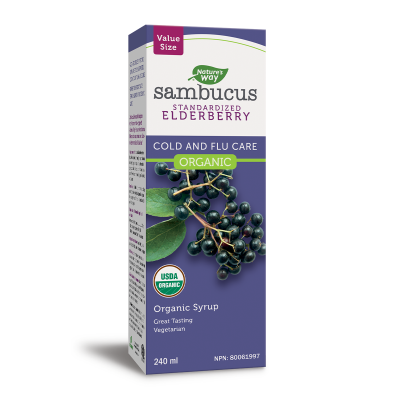 Nature's Way Organic Sambucus Syrup (240 mL)