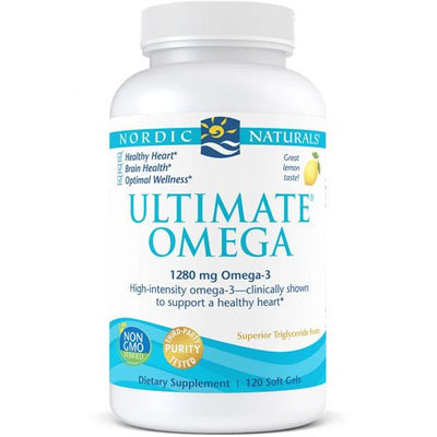 Nordic Naturals Ultimate Omega 1000 mg - Lemon (120 Softgels)