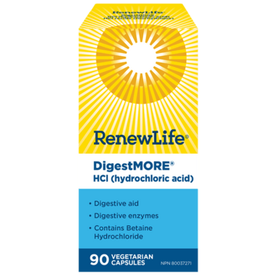 Renew Life DigestMORE HCl (90 VCaps)