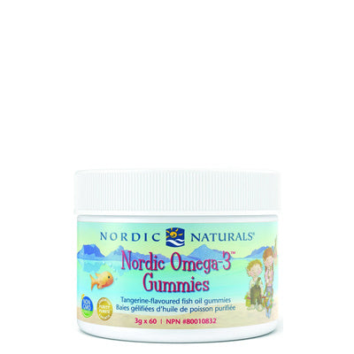 Nordic Naturals Nordic Omega-3 Gummies - Tangerine (60 Gummies)