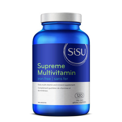 Sisu Supreme Multivitamin Iron Free (120 VCaps)