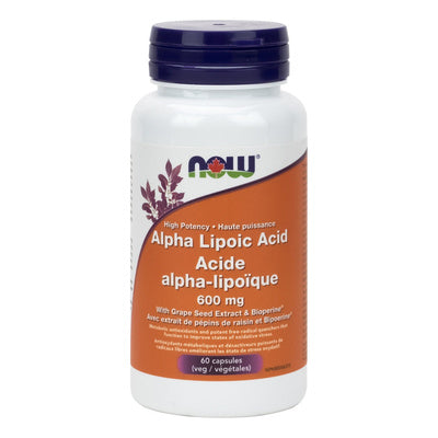 NOW Alpha Lipoic Acid 600 mg (60 VCaps)