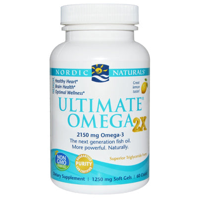 Nordic Naturals Ultimate Omega 2x 1250 mg (60 Softgels)