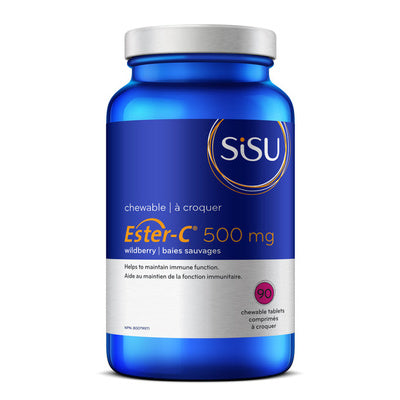 Sisu Ester-C - Wildberry 500 mg (90 Chewable Tablets)