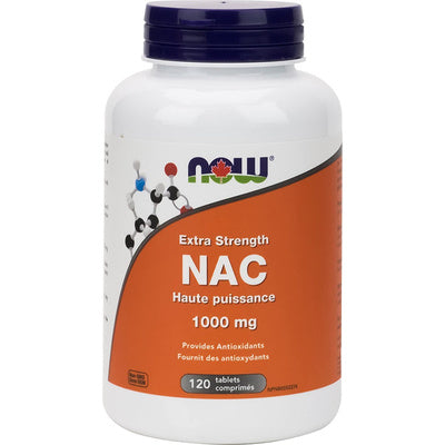 NOW NAC Extra Strength 1000 mg (120 Tablets)