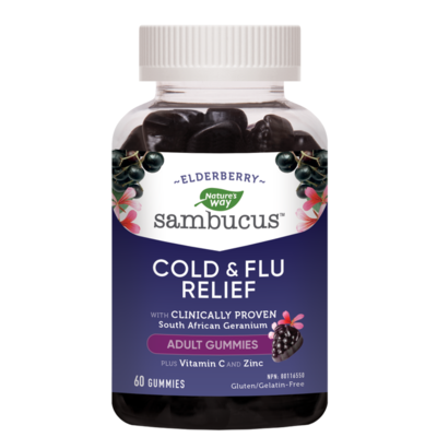 Nature's Way Sambucus - Elderberry (60 Gummies)