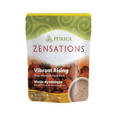 Purica Zensations Vibrant Rising - Chaga Mushroom Cacao Drink Mix (150 g)