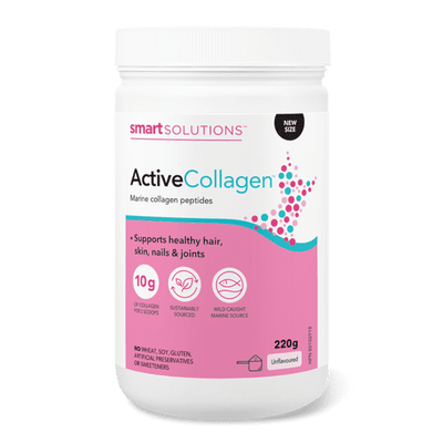Smart Solutions Active Collagen Powder - Unflavored (220 g Powder)