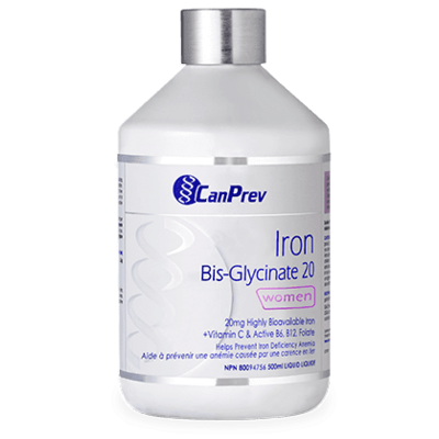 CanPrev Iron Bis-Glycinate 20 Women (500 mL)