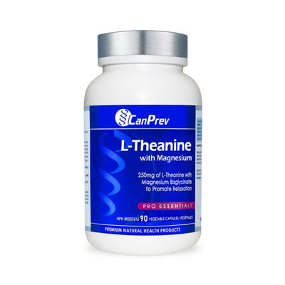 CanPrev Pro Essentials L-Theanine with Magnesium (90 VCaps)