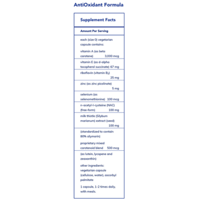 Pure Encapsulations AntiOxidant Formula (60 VCaps)