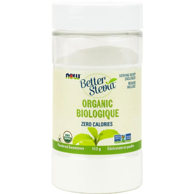 NOW Better Stevia Organic Zero-Calorie Sweetener (113 g)