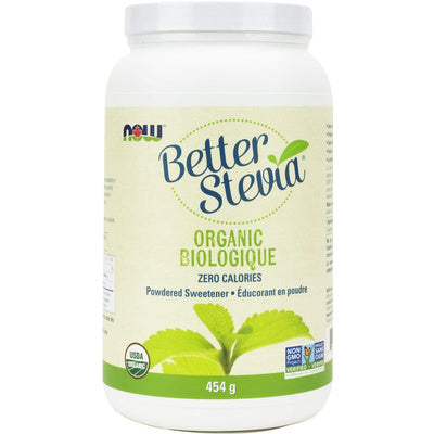 NOW Better Stevia Organic Zero-Calorie Sweetener (454 g)