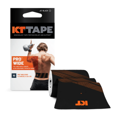 KT TAPE PRO WIDE SYNTHETIC JET BLACK