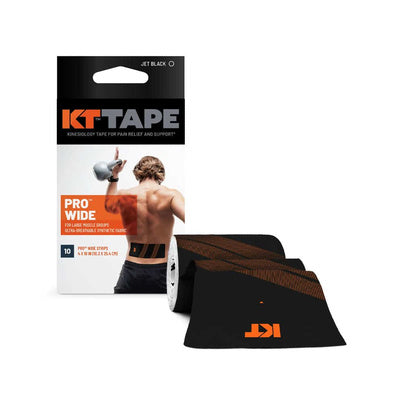 KT TAPE PRO WIDE SYNTHETIC JET BLACK