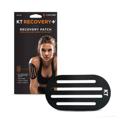 KT RECOVERY PATCH COTTON BLACK