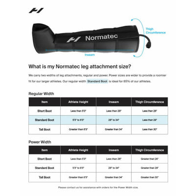 Hyperice Normatec 3.0 Leg Power Attachment Tall (Pair)