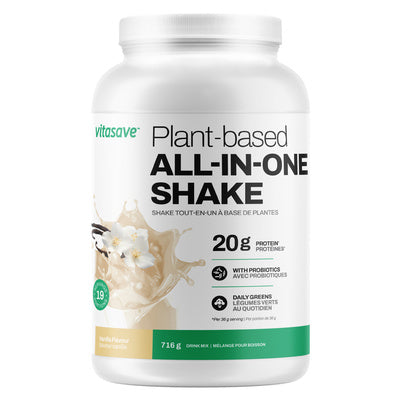 Vitasave Plant-Based All-In-One Shake - Vanilla (716 g)