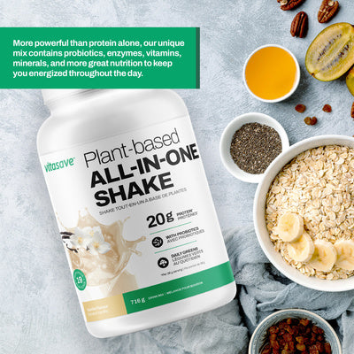 Vitasave Plant-Based All-In-One Shake - Vanilla (716 g)